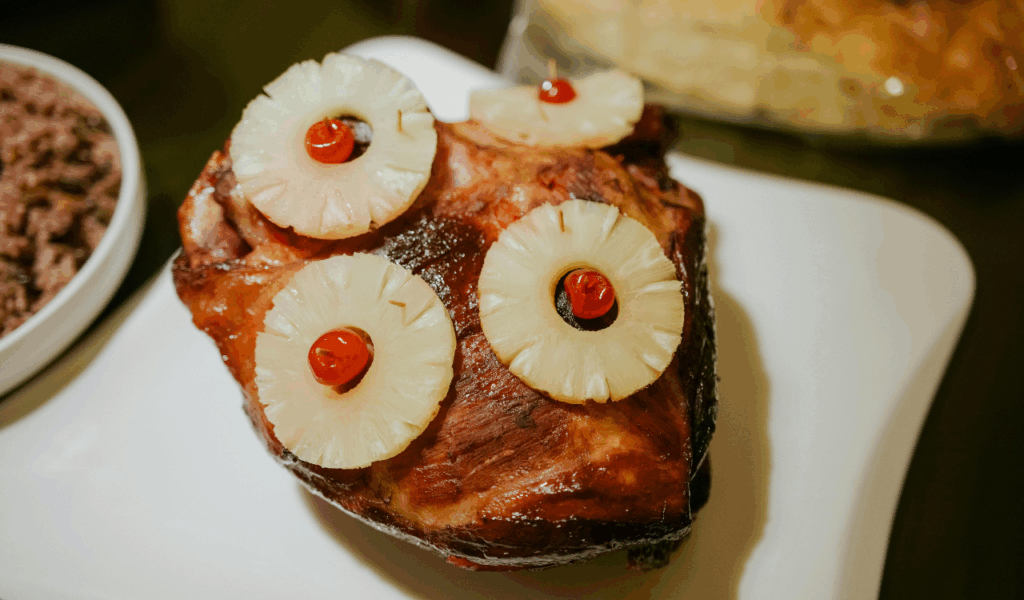 Baked Ham with Pineapple