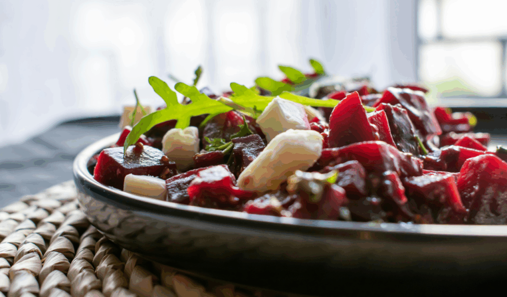 Beet and Goat Cheese Salads