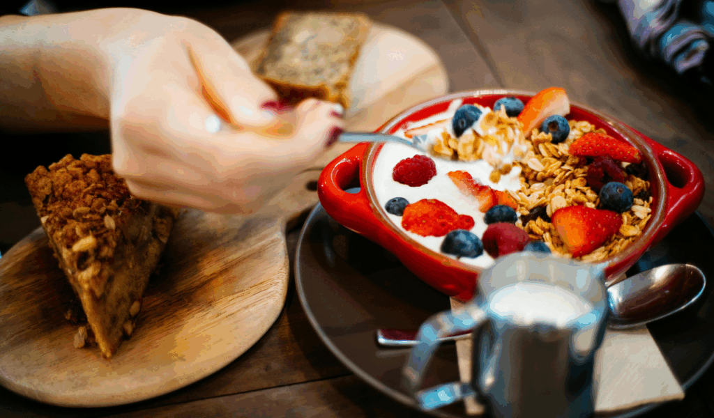Cut Fruit with Yogurt Dip
