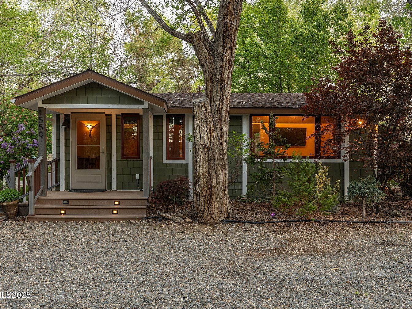 Storybook 1930 Cotswold Estate in Reno, Nevada, With Granite Stonework, 300-Year-Old Oak Floors, and Enchanted Gardens
