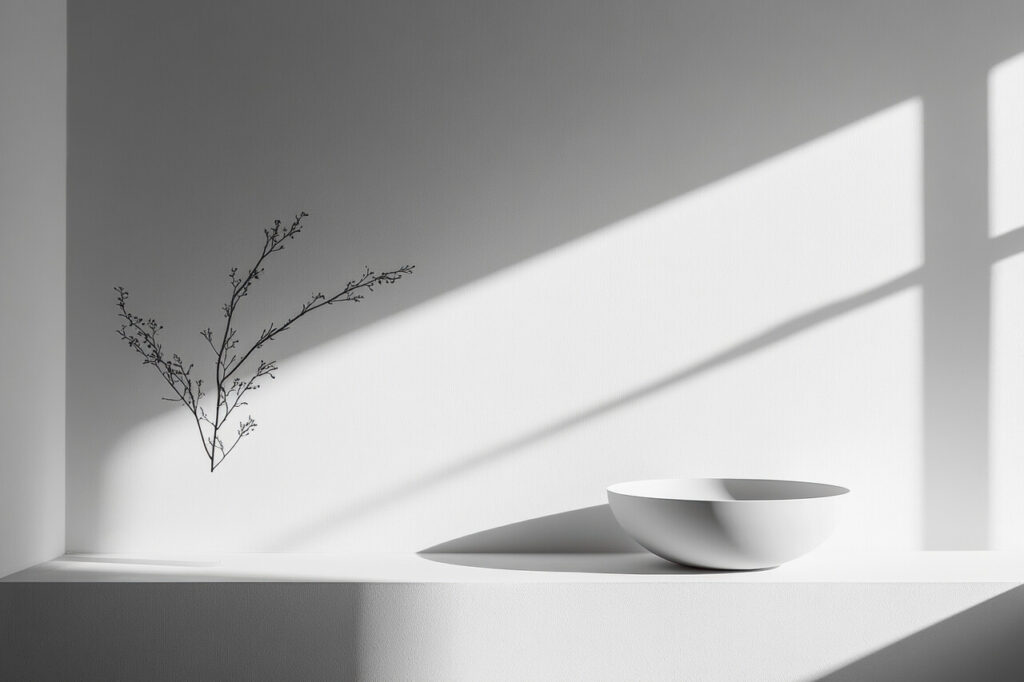 Stark Black-and-White Minimalist Art