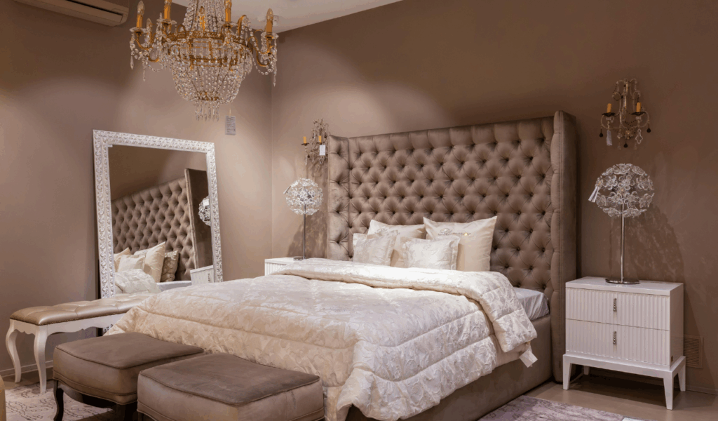 Narrow Vertical Mirrors Near Light Fixtures