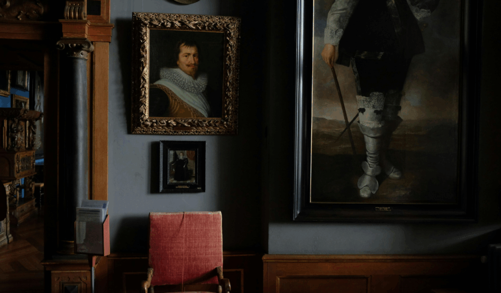 Ornate Heavy Frames on Every Wall