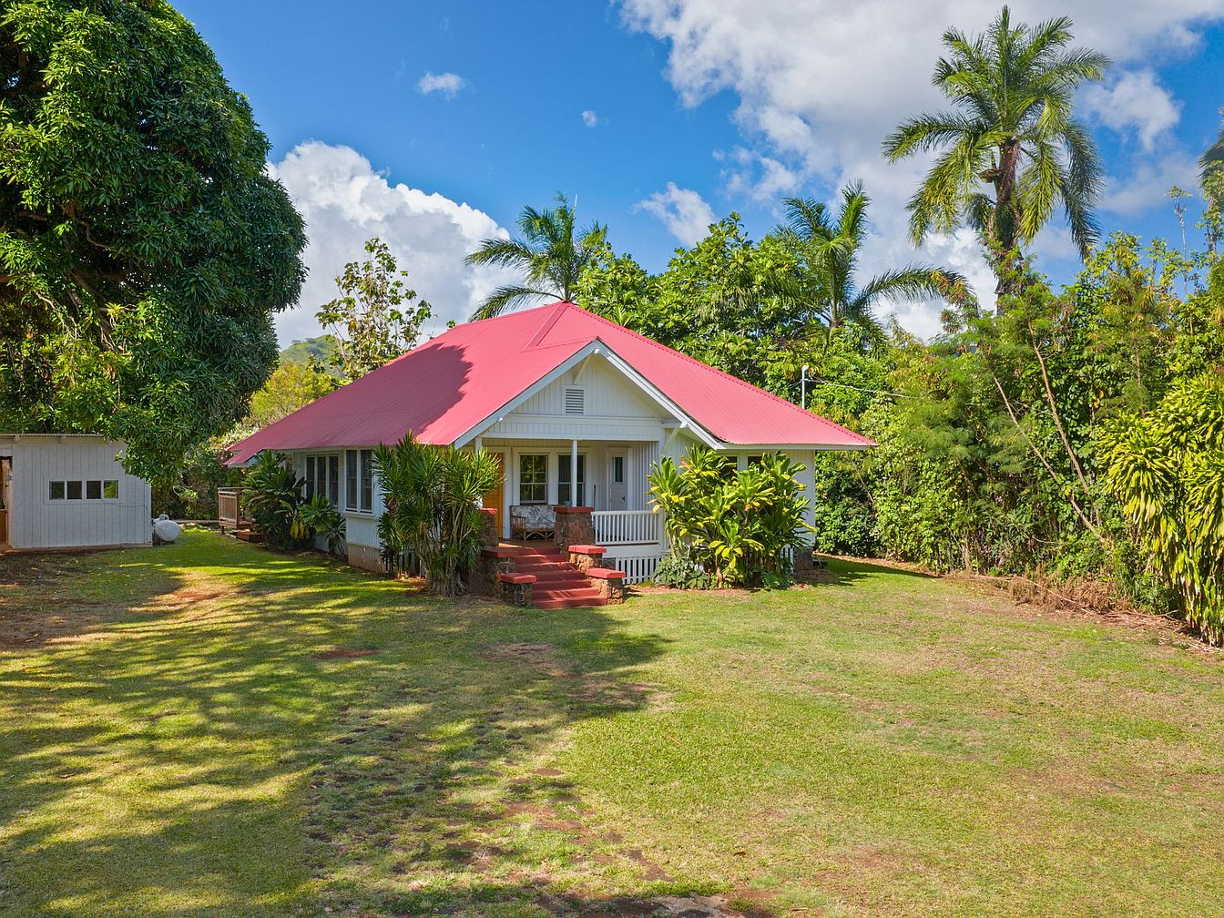 Step Back in Time with 1919 Island Classic in Koloa, Hawaii With Vintage Character and Nearly One Acre of Tropical Grounds