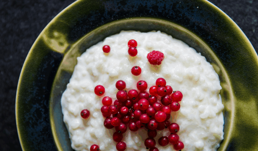 Almond Milk Rice Pudding