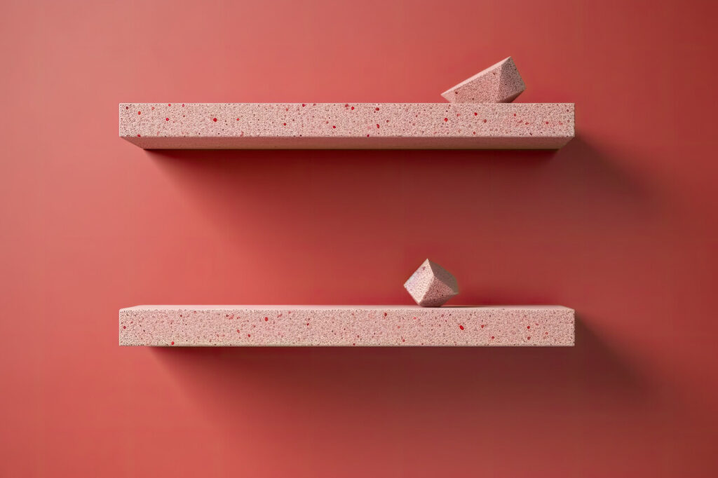 Particleboard Floating Shelves