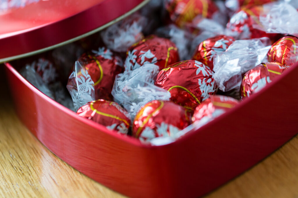 Holiday Candy Tin