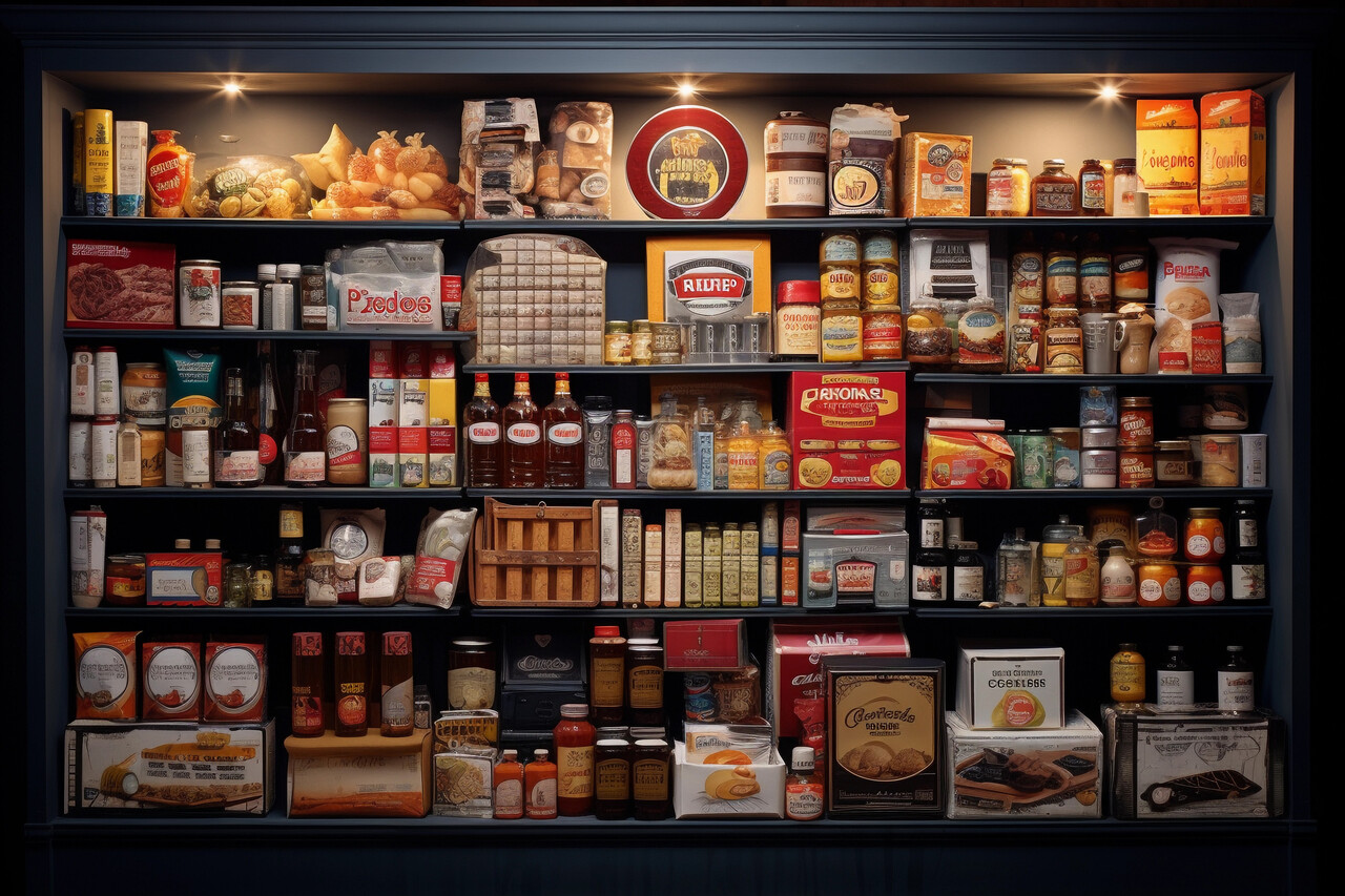 Grocery Store Meal Display