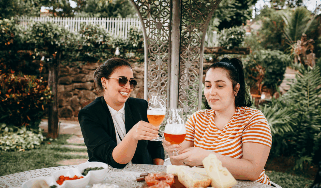 Hidden Garden Brunch Spot Behind a Tea Plantation