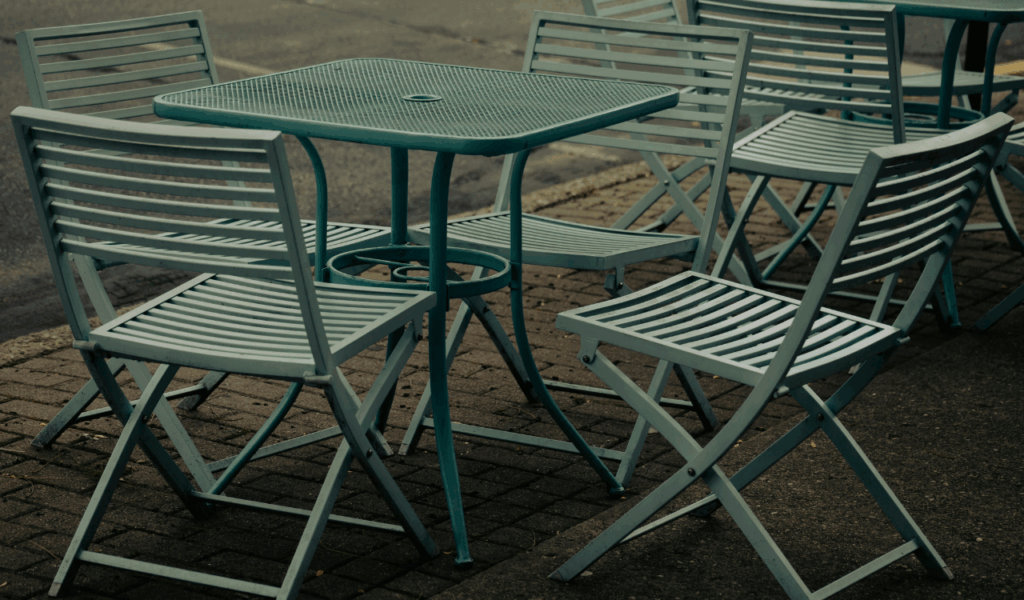 Painted Metal Bistro Sets