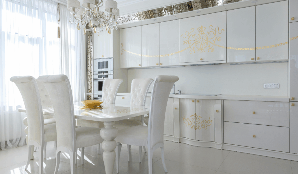 Overly ornate accent chairs