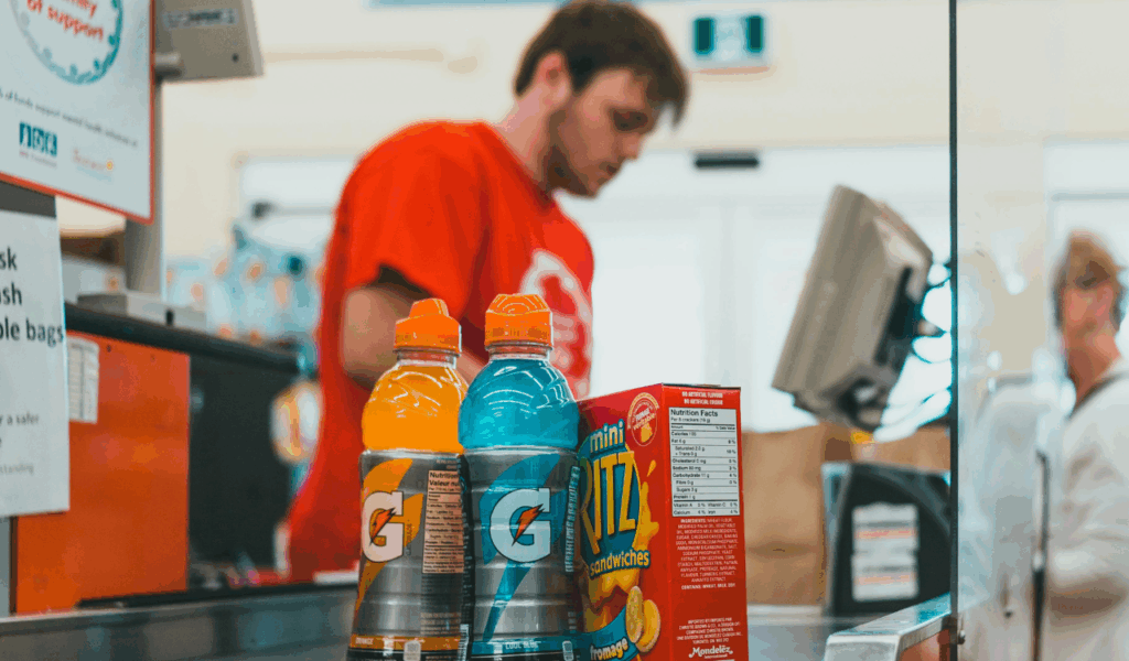 Checkout Lane Candy and Snacks