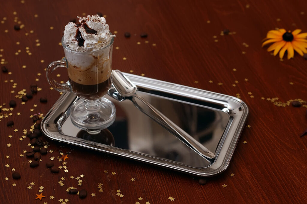 Mirror Glass Accent Tray