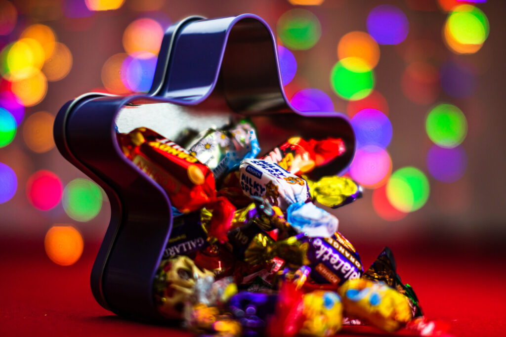 Holiday Candy Tin