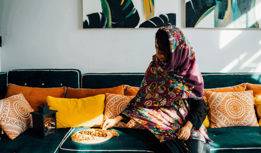 Bright Neon Colored Pillows