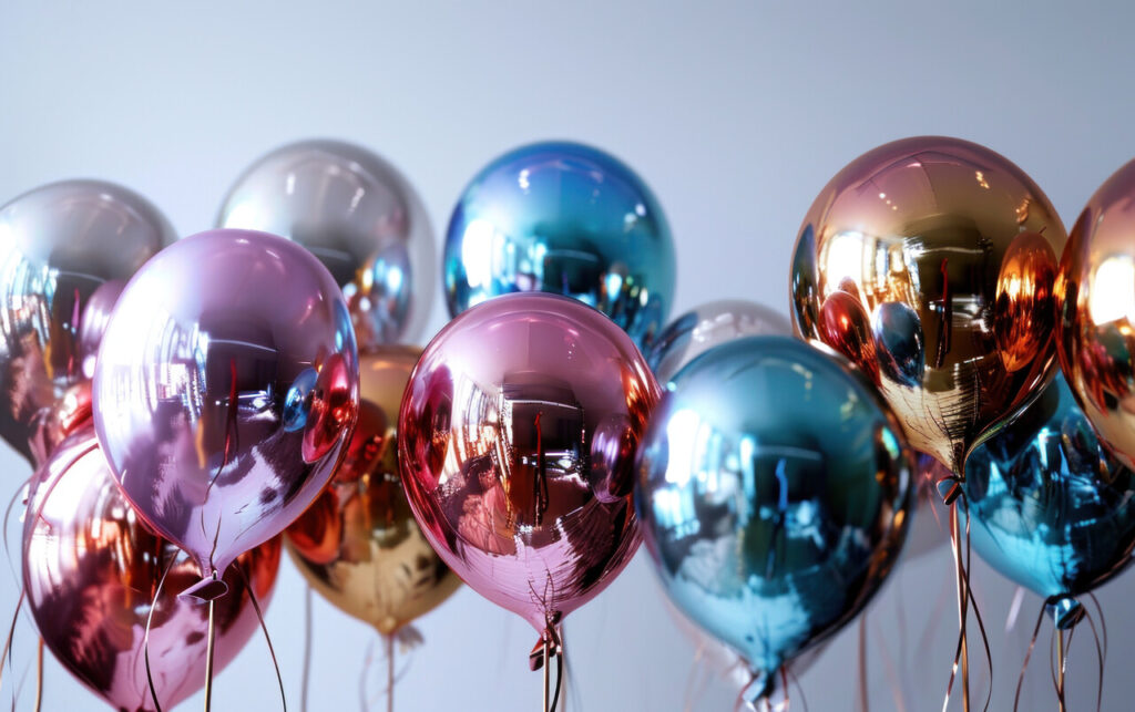 Bright Metallic Balloons