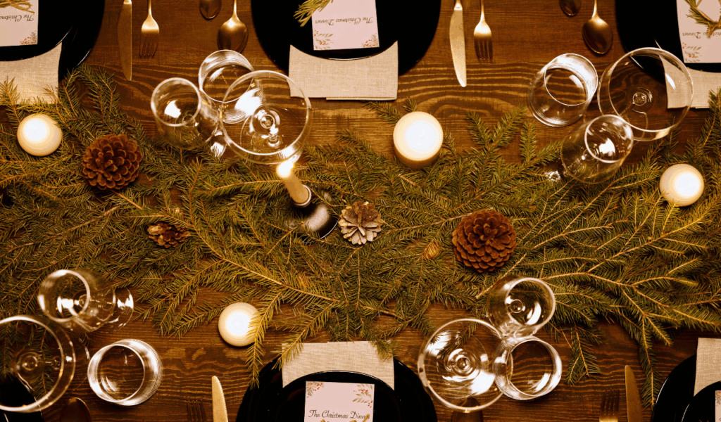 Overloaded themed tablescapes