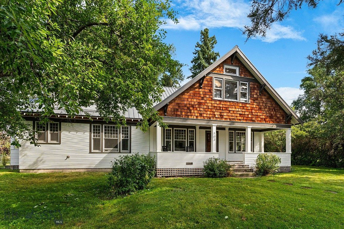 This 1910 Craftsman Farmhouse in Gallatin Gateway, Montana Surrounded by 2 Acres of Charm and Close to the Gallatin River