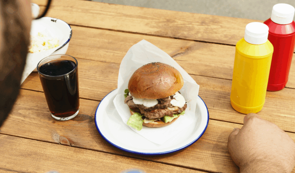 Overloaded Fast-Food Burgers