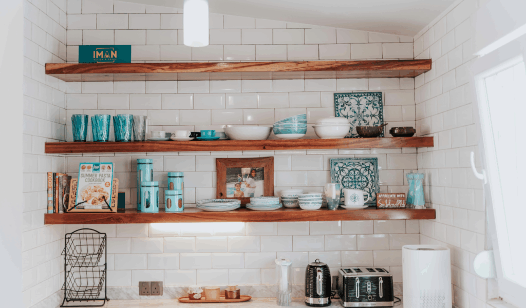 Open Shelving Styled Simply