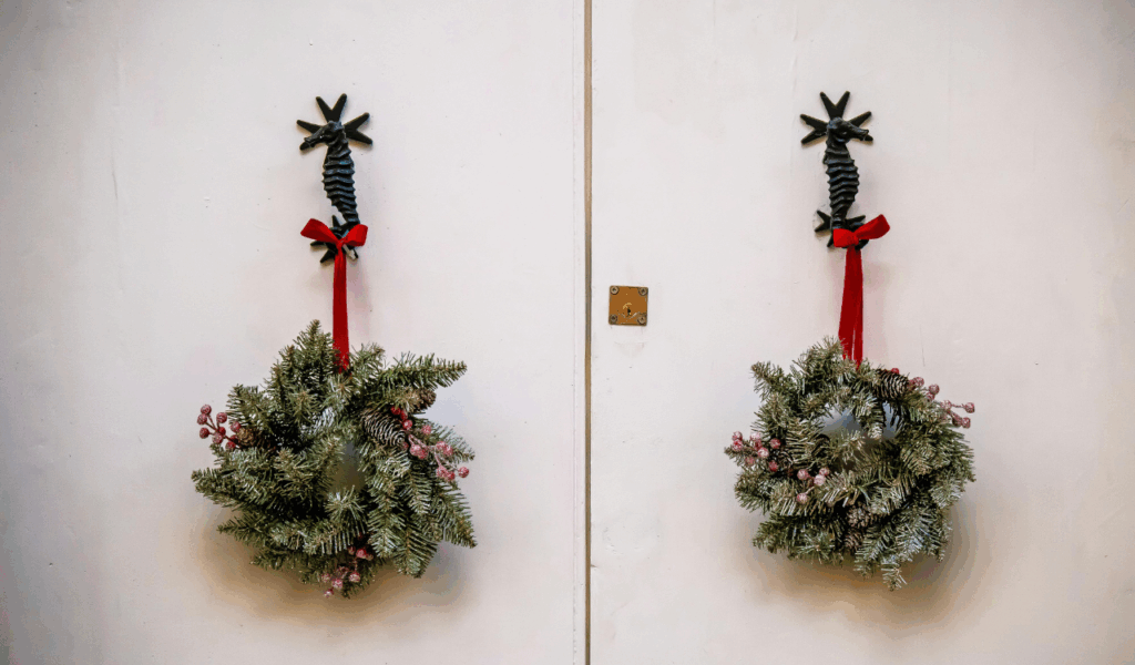 Hanging everything from random hooks and rods