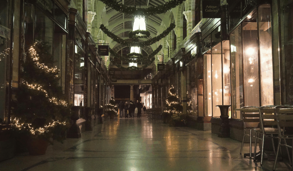 Excessive Christmas Décor in Narrow Hallways