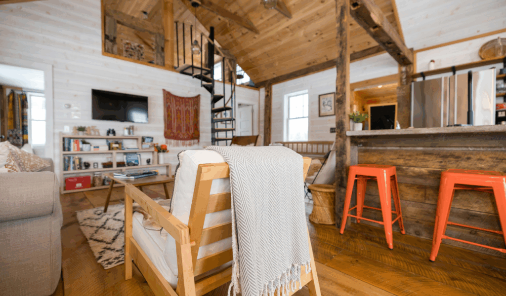 Loft-Style Family Cabin