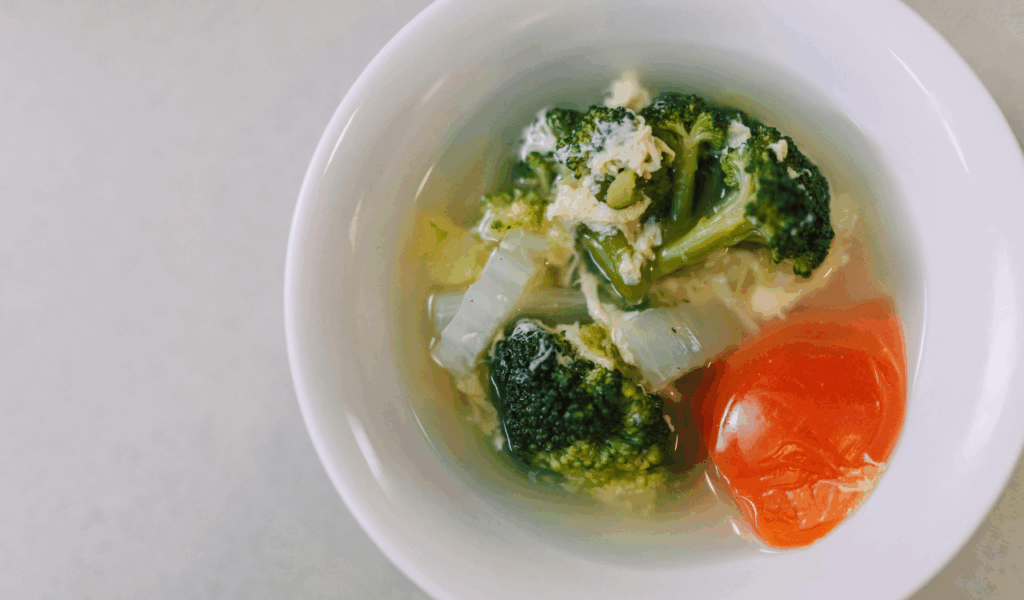 Vegetable Soups Made Mostly with Broth