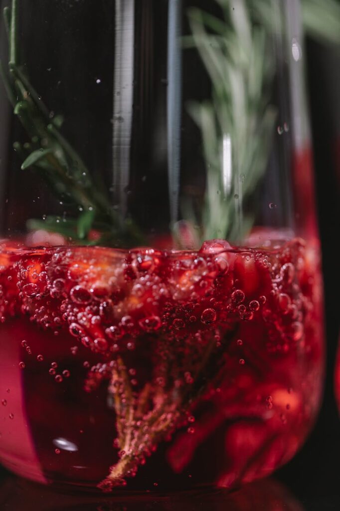 Red Fizz Cocktail