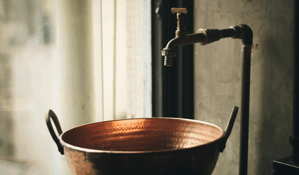 Unsealed Natural Copper Basins