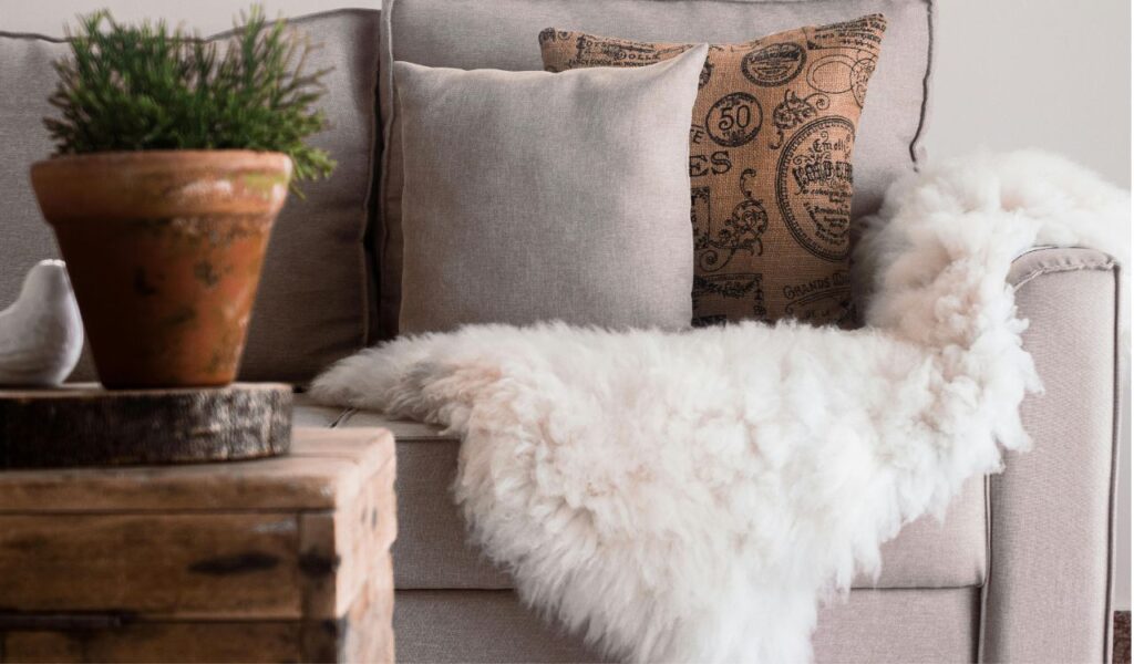 Faux Fur Throw