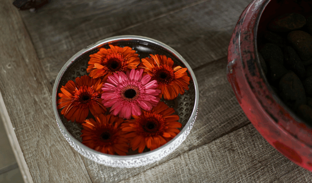 Decorative Bowls Filled With Inedible Items