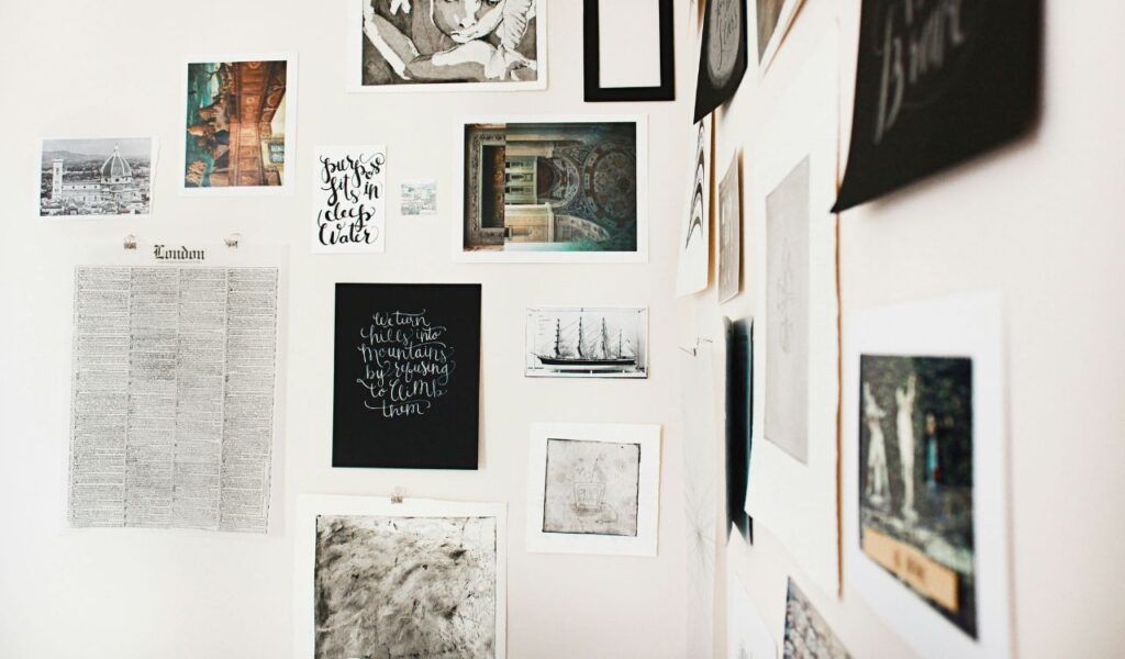 Gallery Walls with Random Prints