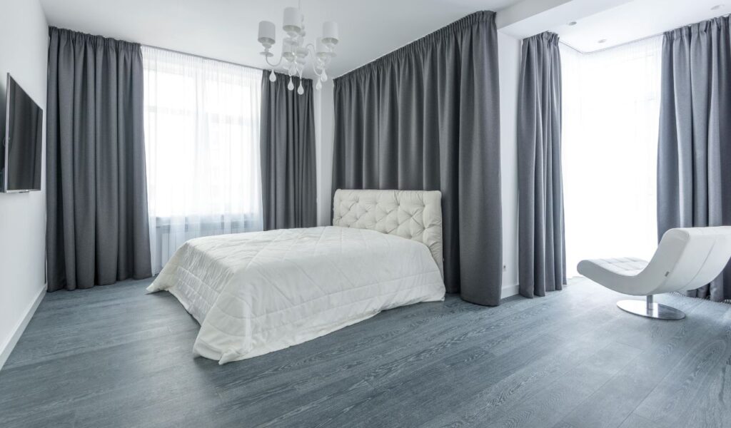Gray-Washed Hardwood Floors