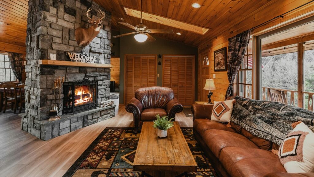 Dark or Heavy Wood Finishes