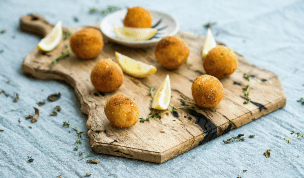 Cheese Balls Rolled in Excessive Coatings