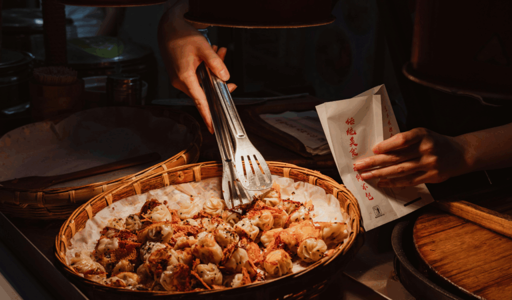 Specialty Dumpling Carts at Night Markets