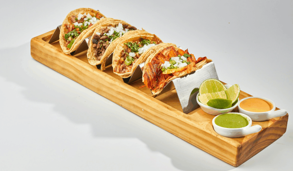 Crisped Pork Tacos with Soft Centers