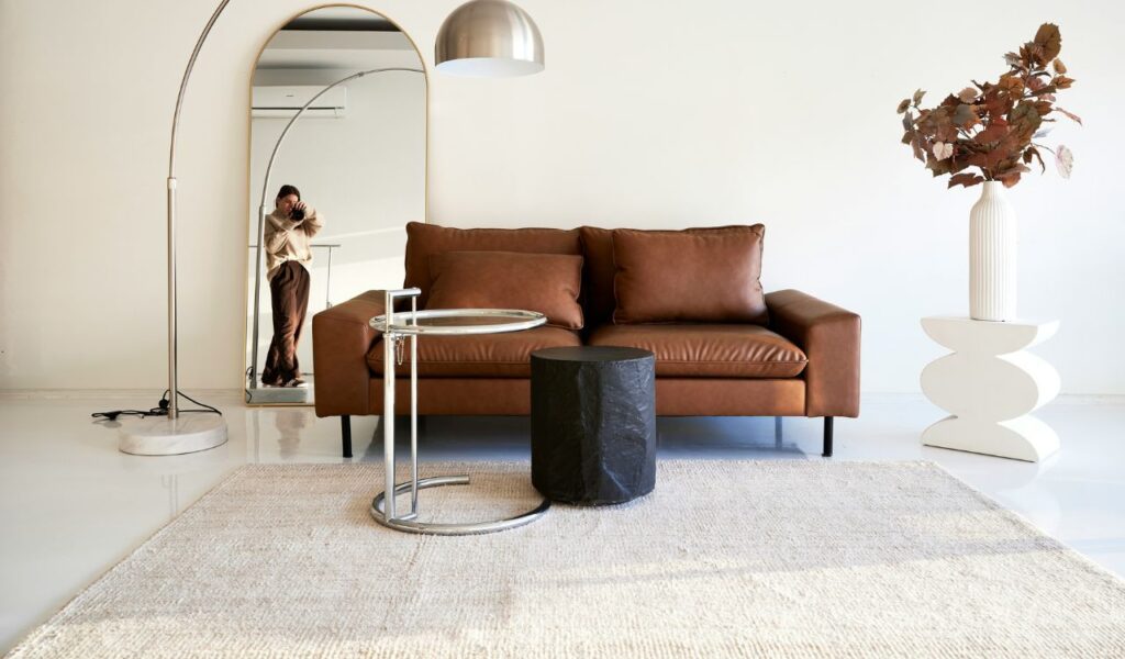 Open Frame Metal Coffee Table