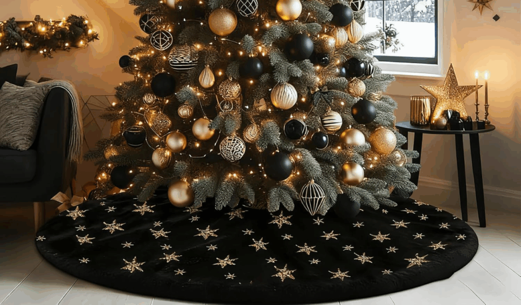Faux Fur Tree Skirts in Electric Shades