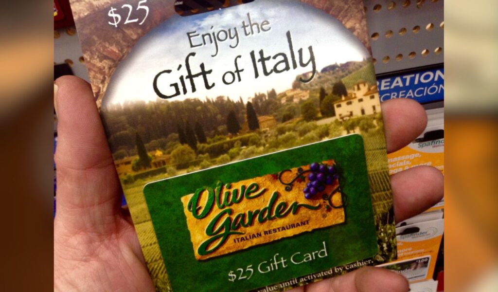 Olive Garden Restaurant Gift Card