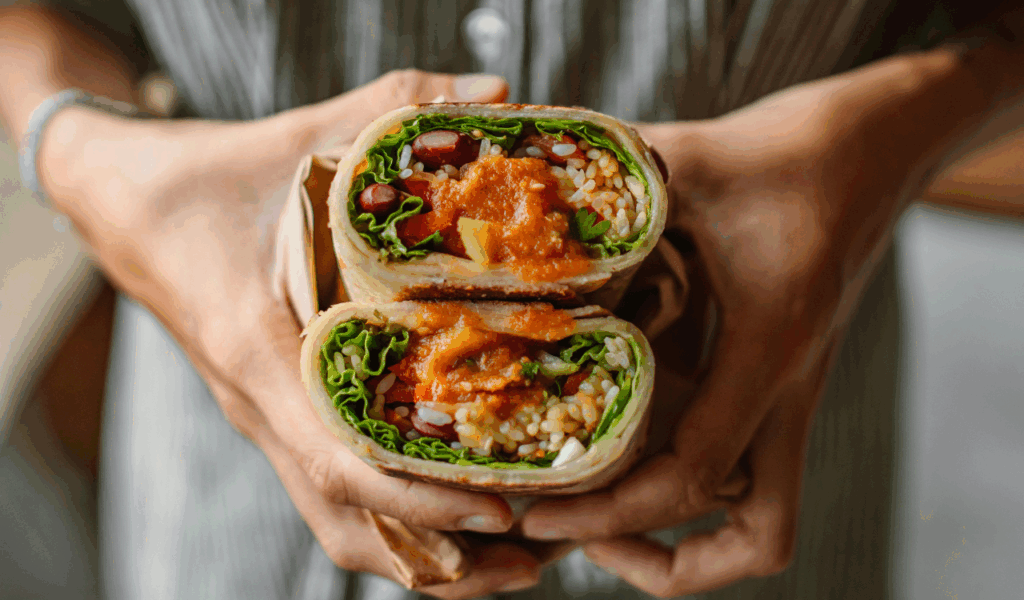 Veggie Pinwheel Tortilla Rolls