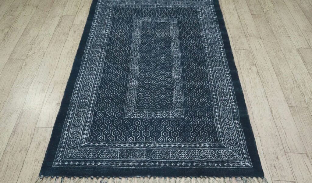 Tassel-Trim Boho Rug