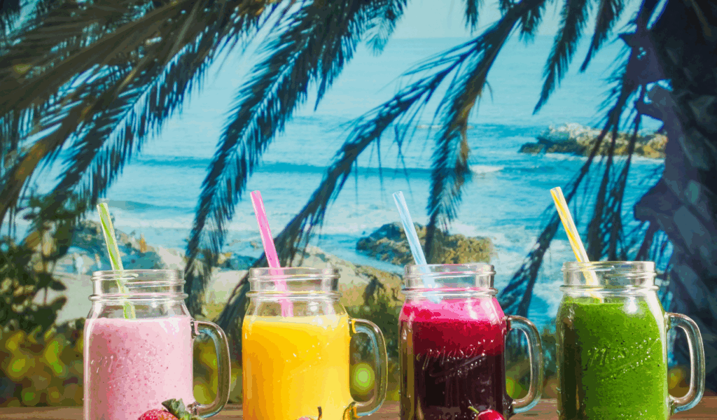 Smoothies Made Mostly from Fruit