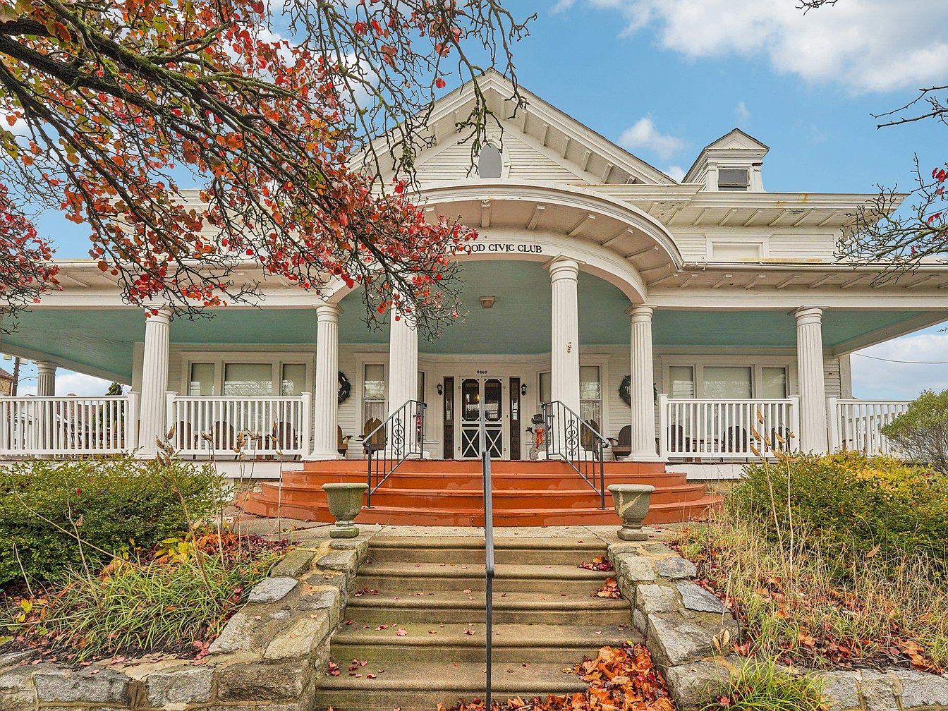 Timeless 1904 Coastal Estate in Wildwood, New Jersey, Featuring Custom Windows, 8 Bedrooms, and a Wrap-Around Porch