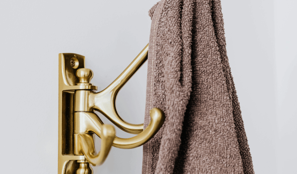 Heavy-Duty Brass Wall Hooks