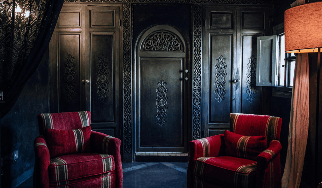 Rooms with Heavy, Dark Color Palettes