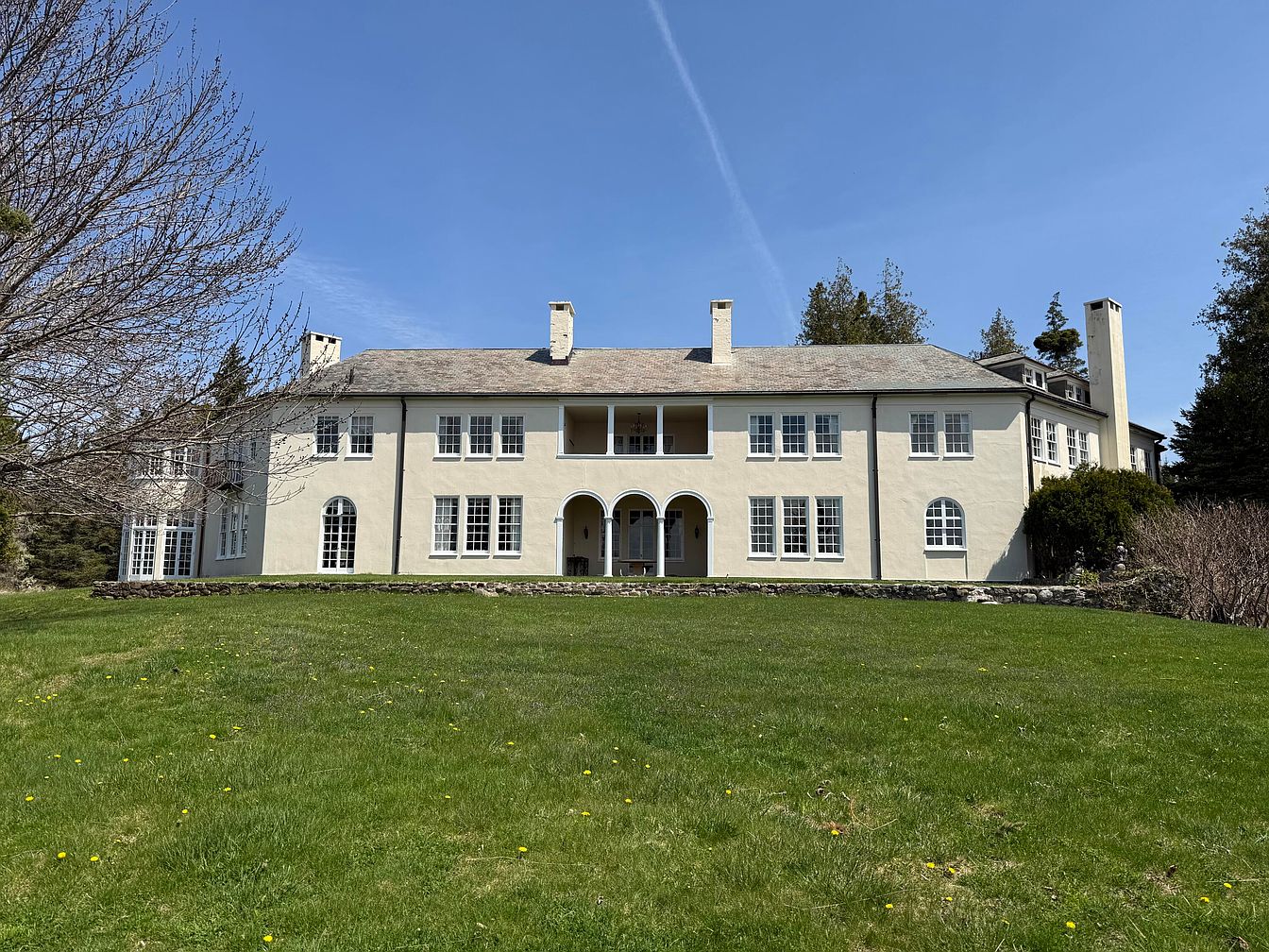 1918 Cottage in Islesboro, Maine, Featuring Breathtaking Views, Eight Bedrooms, Seven Fireplaces, and 8.8 Acres with Pool