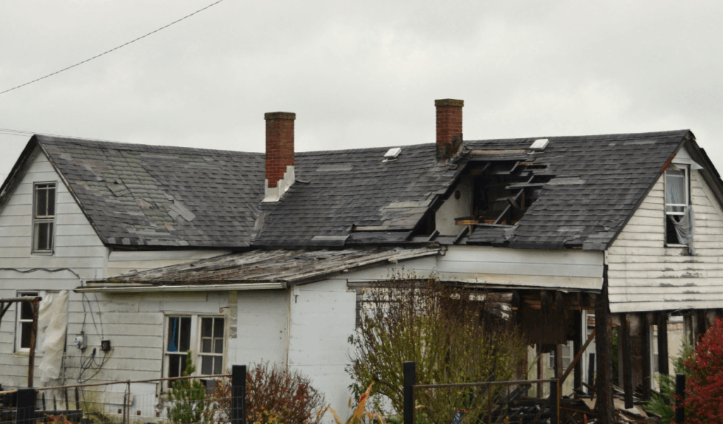 Old and Damaged Roofs