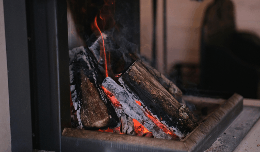Slate Tile and Oak Trim
